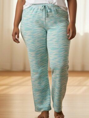 Just be... Zebra Limpet Plush Sleep Pants (Size XL)